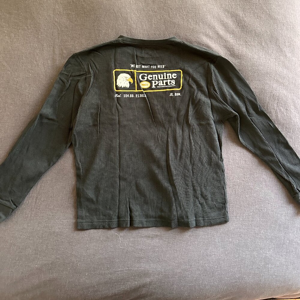 P&Co Genuine Parts Waffle Longsleeve - Washed Black